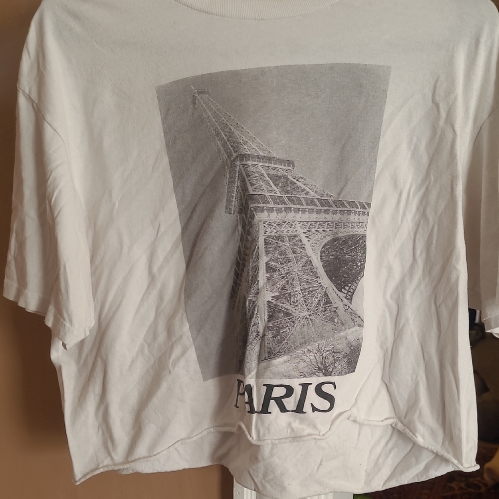White Paris Graphic T-Shirt